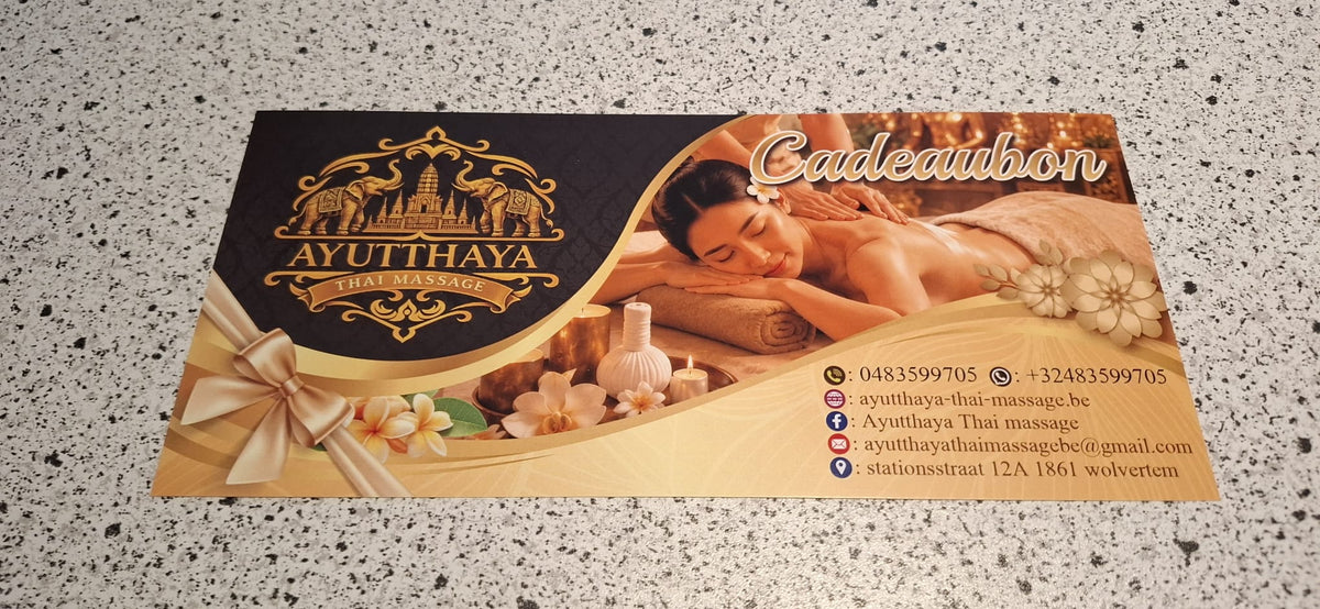 Massage cadeaubon