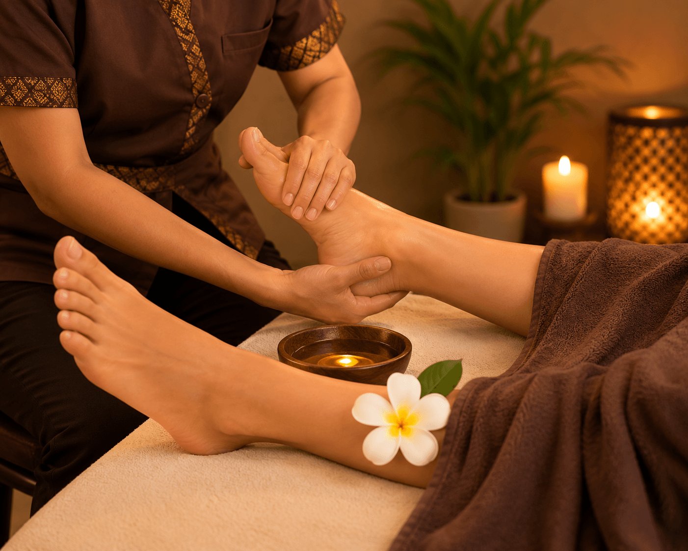 Thai voet massage